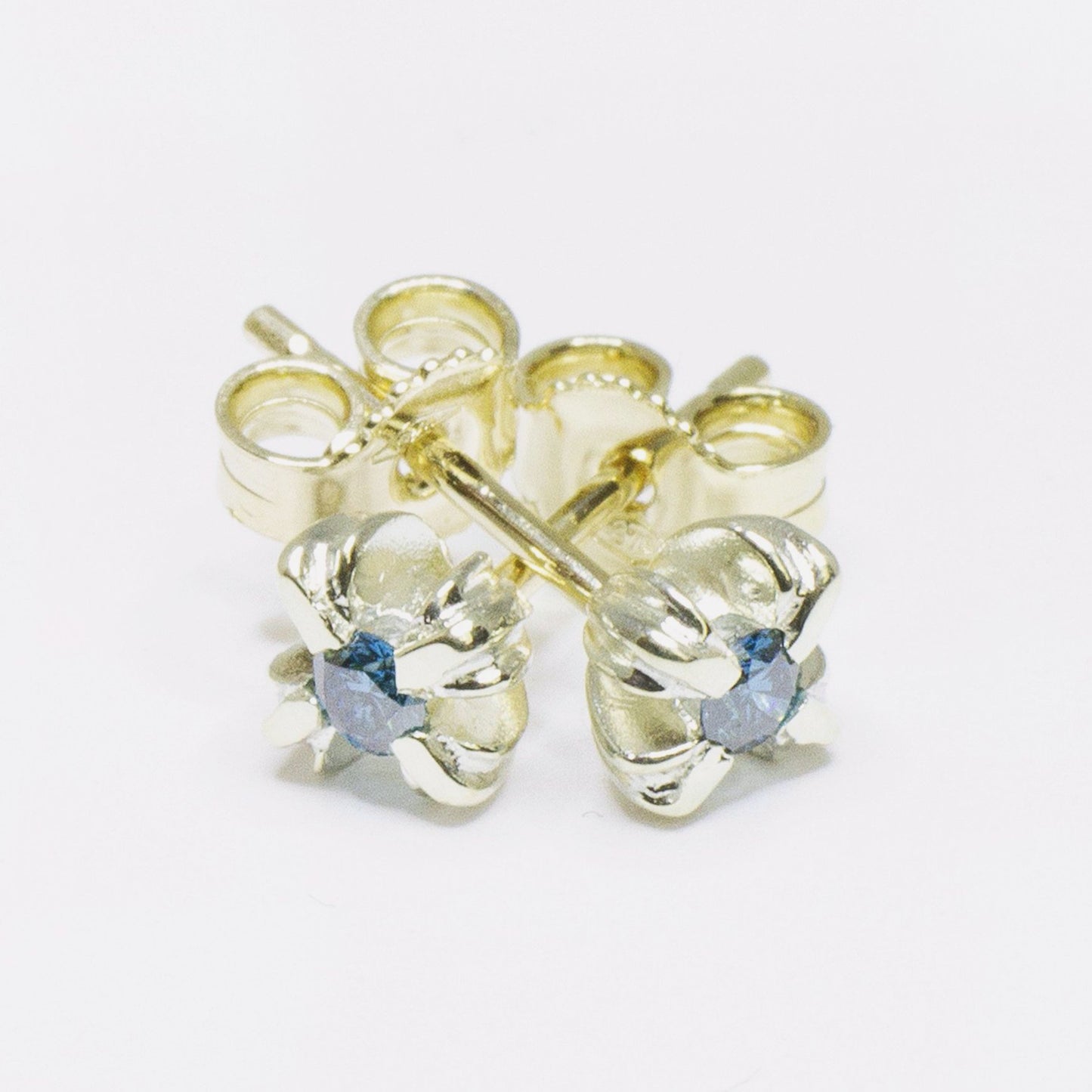 oro verde orecchini diamante