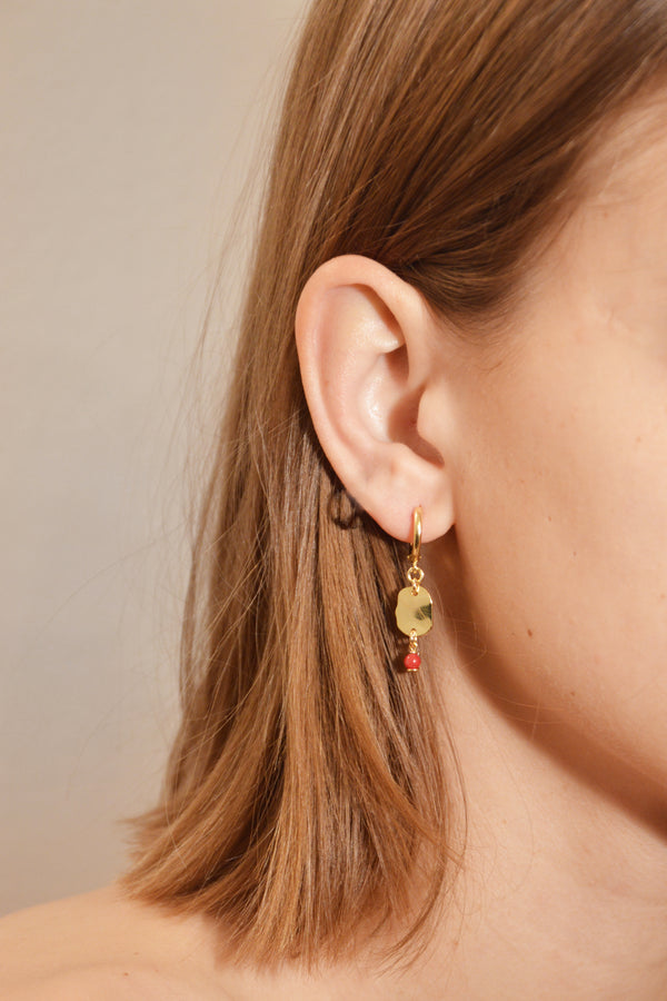 orecchini argento oro ikado milano