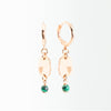 orecchini argento oro rosa ikado milano